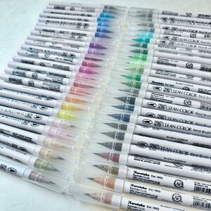 Kuretake Zig Clean Color Real Brush Pens (set of 50 pens)